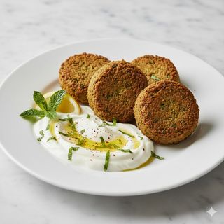 Falafels Con Salsa De Yogurt