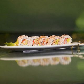 142B. Spicy Roll De Langostino Cocido (8 Uds.)