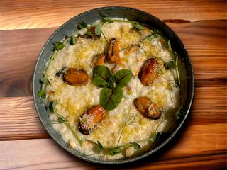 Різото з мідіями / Risotto alle cozze (350g)