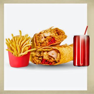 Menu Combo Tacos mixte royal + Soda + Frite