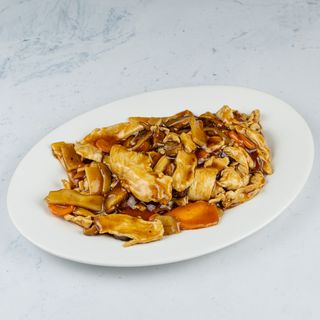 61. Piletina s bambusom, kineskim gljivama