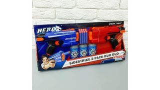 Бластер 2в1 с пулями и мишенью