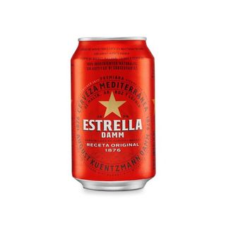 Cerveza Mahou 5 Estrellas Lata 33cl.