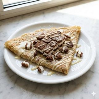 Crêpe al Kinder Fetta al latte