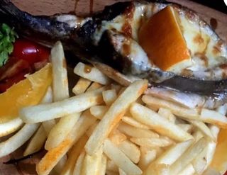 Форель фаршированная грибами