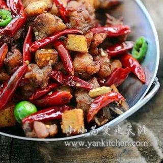 Pollo saltati in scodella