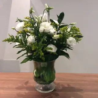 Cristal de flor variada
