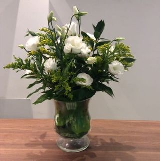 Cristal de flor variada