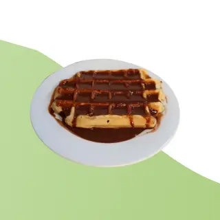Waffle com Cobertura