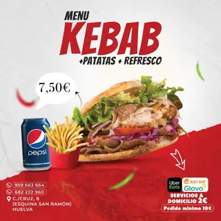  Menú  Kebab