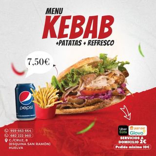  Menú  Kebab