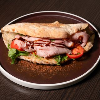 Panino glassa e porchetta