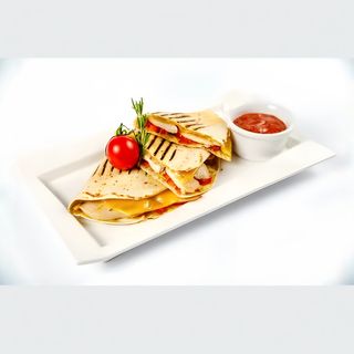 Кесадилья с курицей