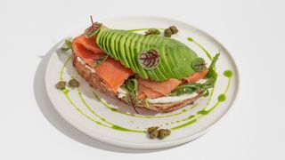 AVOCADO TOAST WITH SALMON