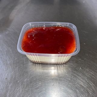 Tarta de Queso con Mermelada de Fresa