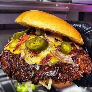 Smash Burger Supreme Jalapeno Triple