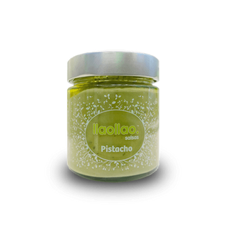 Salsa llaollao de pistacho en tarro de cristal de (200 ml.)