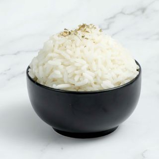 bol de arroz blanco