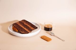 Porción De Tarta De Chocolate