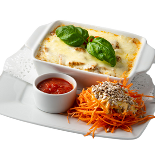 Zestaw Lasagne mięsna + Coca Cola 250 ml