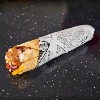Shaorma strips crispy