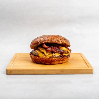 Bbq double bacon burger