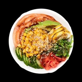 Поке боул с лососем(400гр)