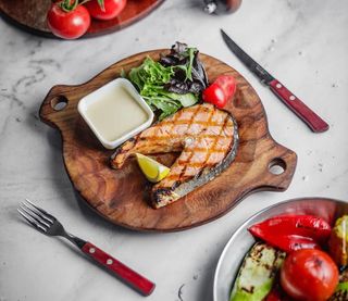 Сёмга на гриле