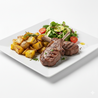 Plato De Chuletas De Cordero (2 Uds.)