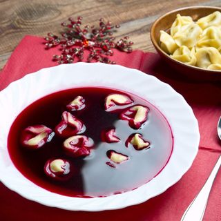 Barszczyk czerwony z uszkami