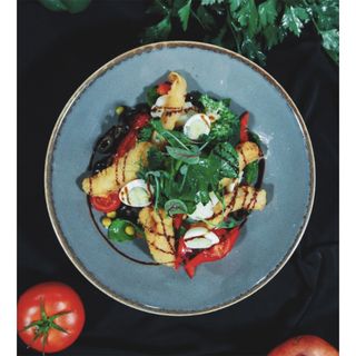 Салат "Окунь" с брокколи