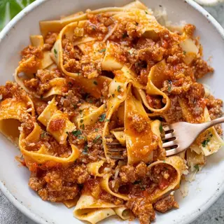 Fettucine Bologneze