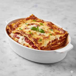 Lasaña a la boloñesa