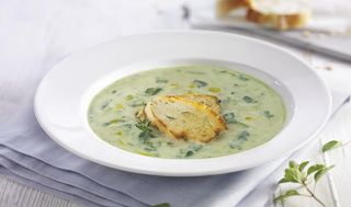 VELLUTATA DI FAVE ED ERBETTE  3 porz. = 750 g(15211)