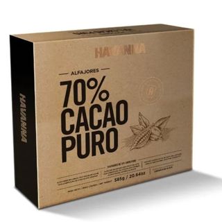 Caja de Alfajor Havanna Chocolate 70% Cacao (9 Unidades)