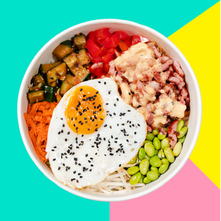 Carbonara Style Bibimbap