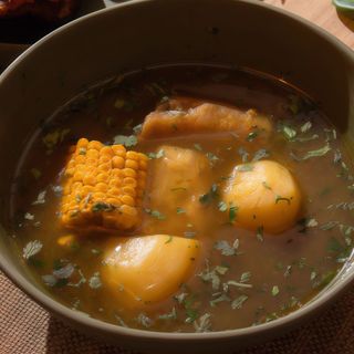Porción de sancocho (solo caldo)