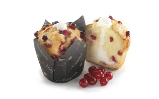 Muffin de yogur y arándanos