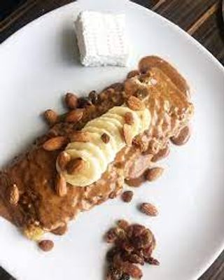 Baghrir Avec Amlou Fruits sec