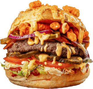 7) Ucieka od mleka (ostry burger)