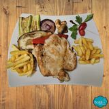 Piletina sa grilovanim povrćem 400 gr