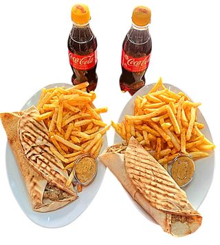 Offre Menu Duo Shawarma avec frites et boissons !