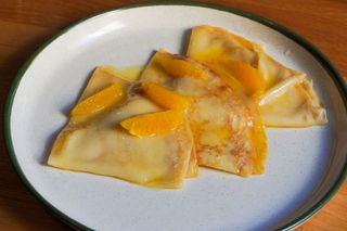 Млинці карамелізовані з апельсином (190г)