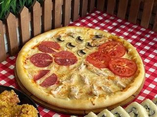 Пицца "Четыре сезона" (25 см.)