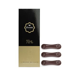 Línguas de Gato de Chocolate Negro 70% 
