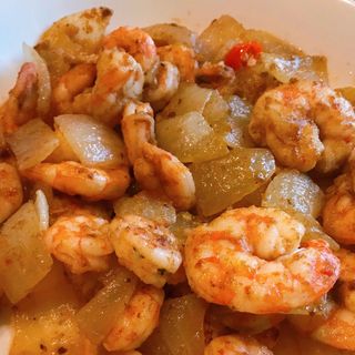 41a. Gamberi in salsa thai