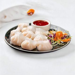 Ravioli di gamberi al vapore 5 pezzi