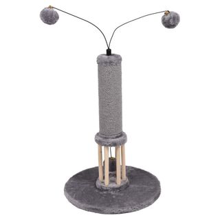 OUTLET FLAMINGO Grebalica za mačke Drvo Lia, Siva, 35x35x68cm (KOD FLA561102)