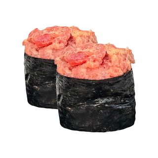 Gunkan z tuńczykiem w sosie spicy-majo