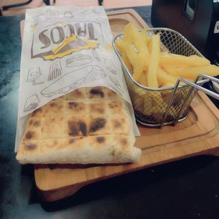 Tacos cordon bleu au Charbon